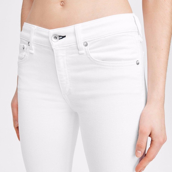 Rag & Bone Cate Mid-Rise Skinny - White - Picture 3 of 10